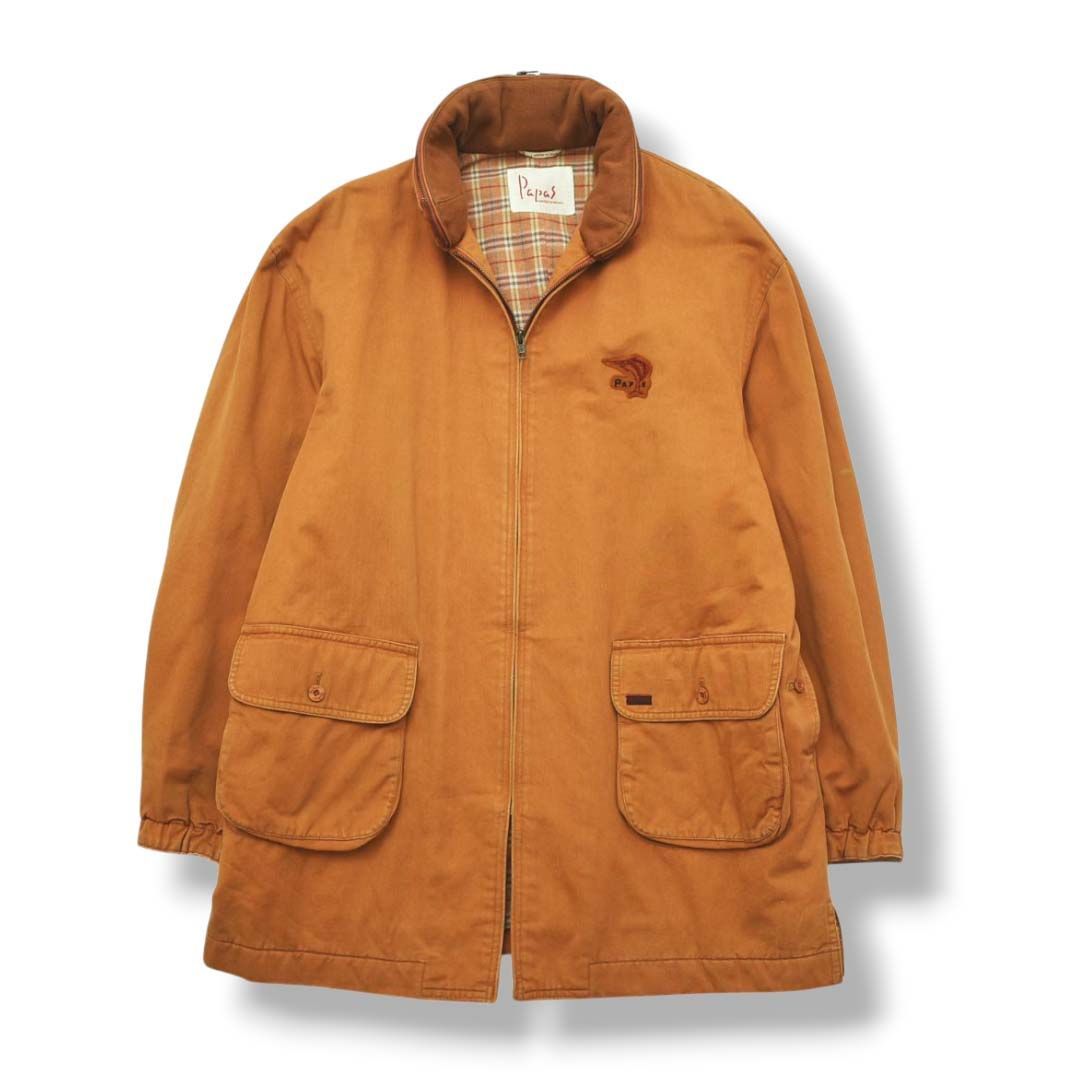 90sヴィンテージ 日本製 パパス PAPAS 中綿 コットン ジップジャケット