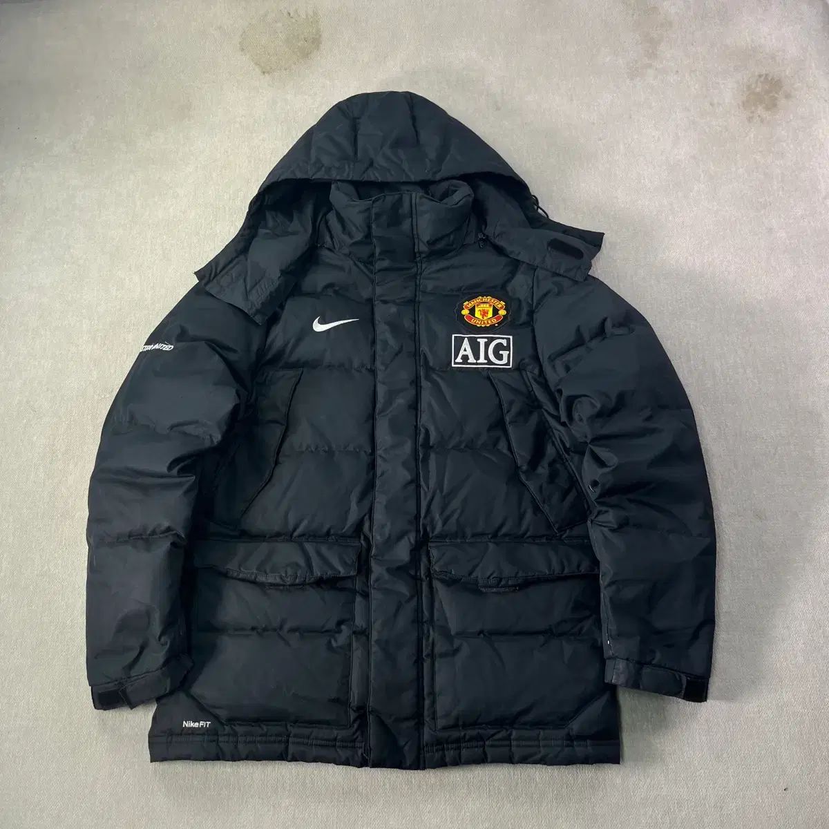 Nike Manchester United ダウン Sサイズ 即納) NIKE 07-08 MANCHESTER