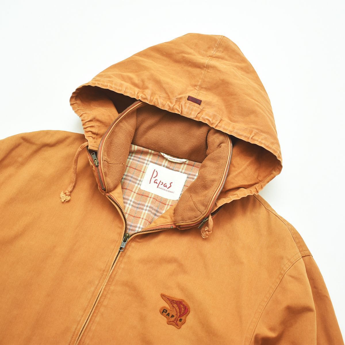 90sヴィンテージ 日本製 パパス PAPAS 中綿 コットン ジップジャケット