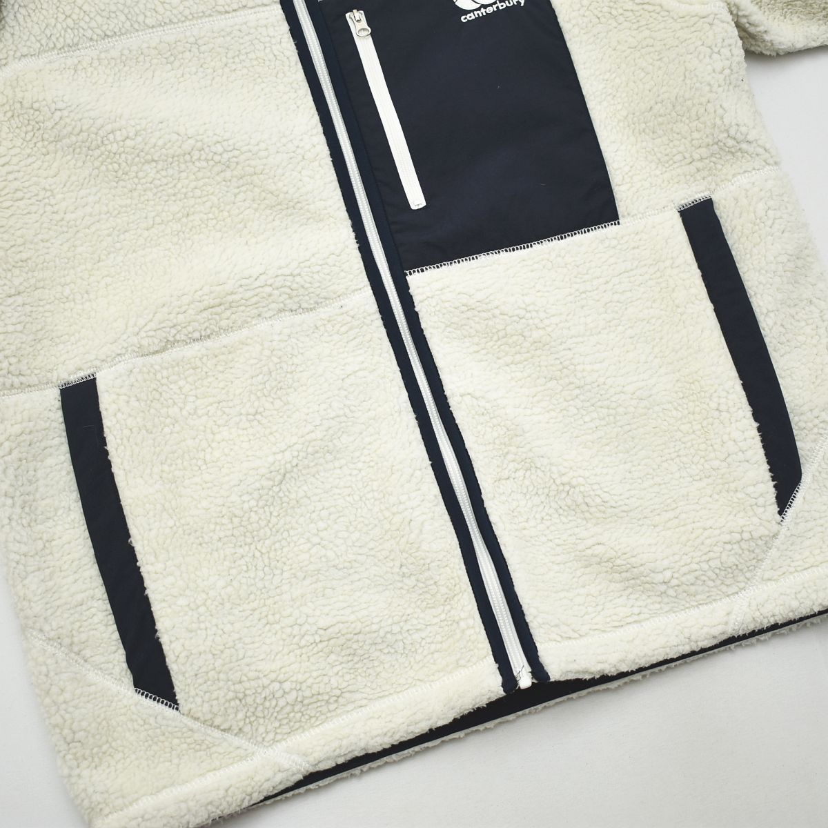 定番】 ロゴ刺繍 カンタベリー CANTERBURY ラグランスリーブ フード
