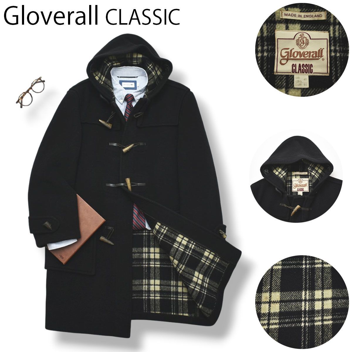 80s-90s Gloverall ダッフルコート England製ヴィンテージ 希少】 80s90sヴィンテージ 英国製 グローバーオール Gloverall