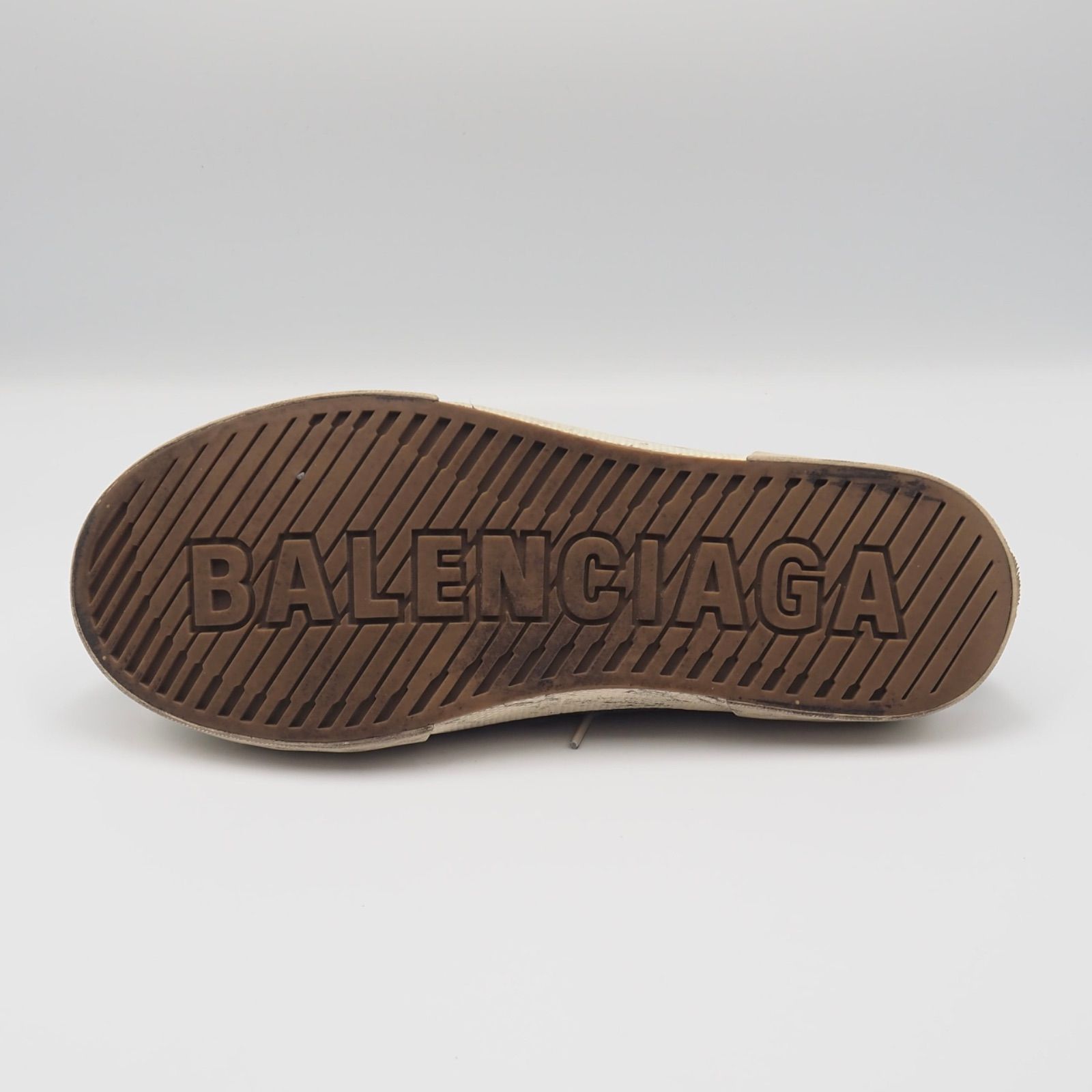 BALENCIAGA デストロイド デニム ミュール スリッポン バレンシアガ