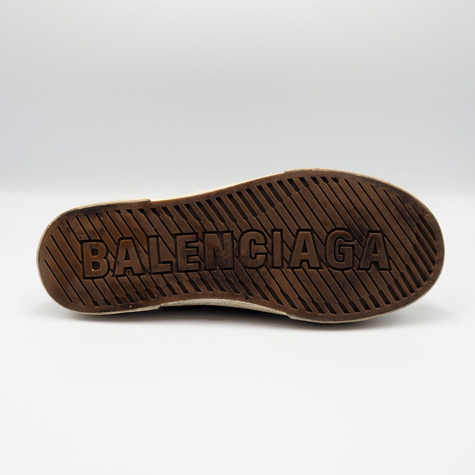BALENCIAGA デストロイド デニム ミュール スリッポン バレンシアガ