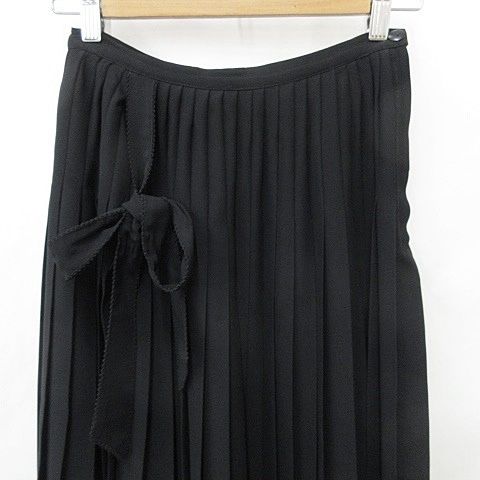 カネコイサオ KANEKO ISAO スカート プリーツスカート ロング リボン