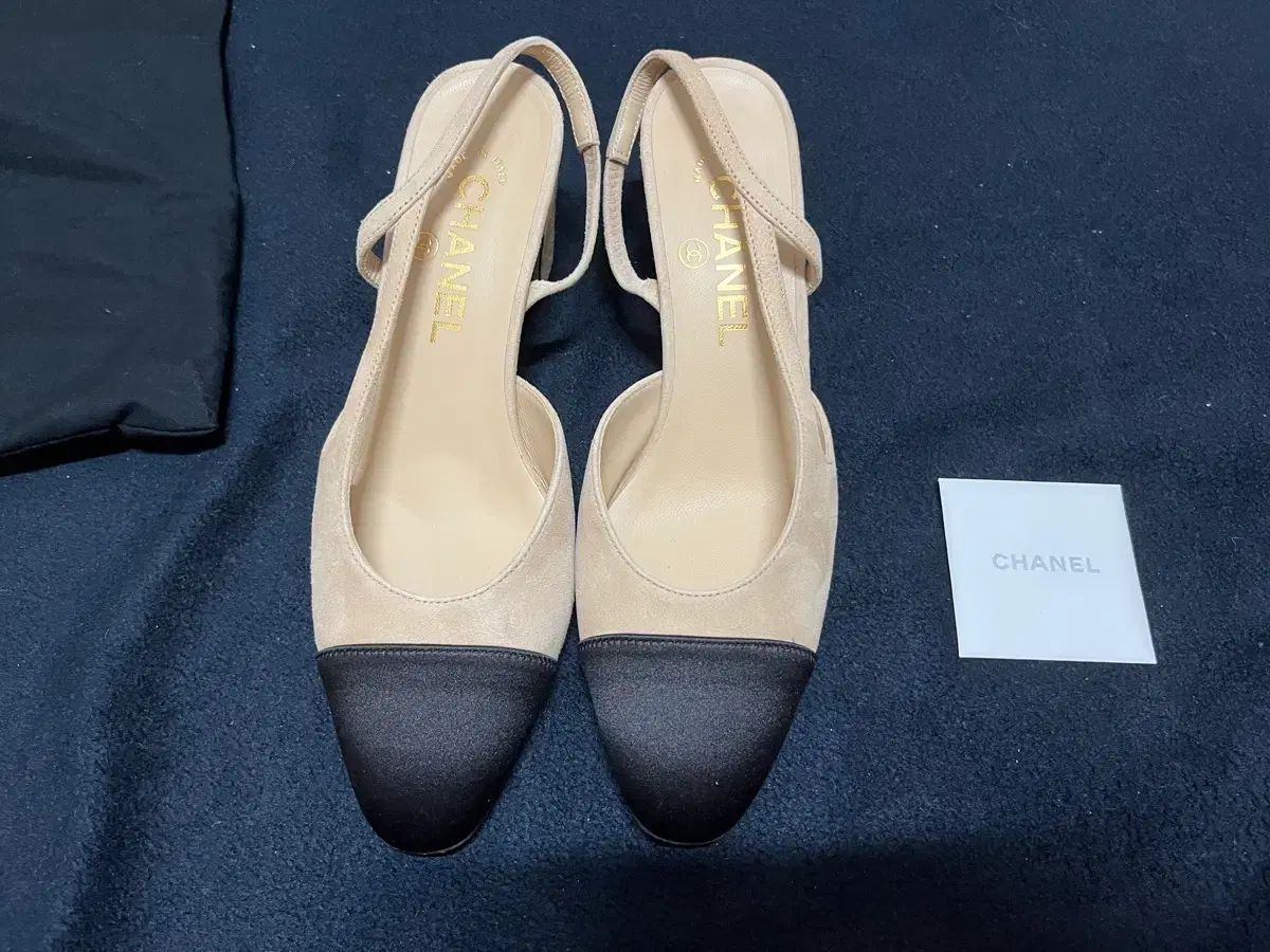 シャネル スウェード スリングバック 37