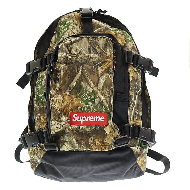 シュプリーム SUPREME 19AW Backpack Real Tree Camo ボックス ロゴ バックパック リュック リアル ツリー カモ ブランド古着ベクトル ☆AA★▲251211