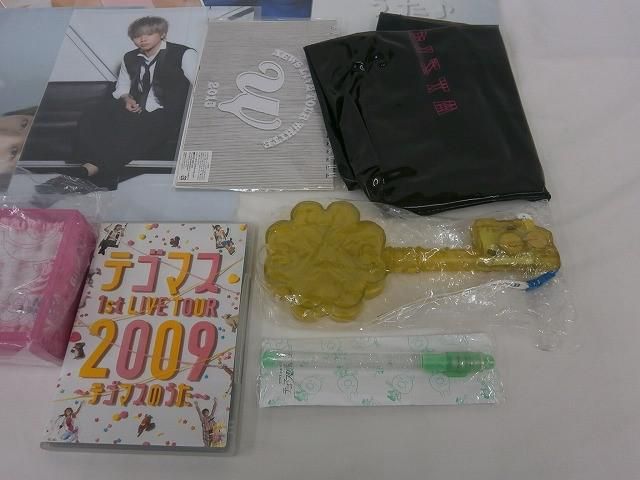 中古品 NEWS 増田貴久 テゴマスのうた 他 DVD パンフレット クリア