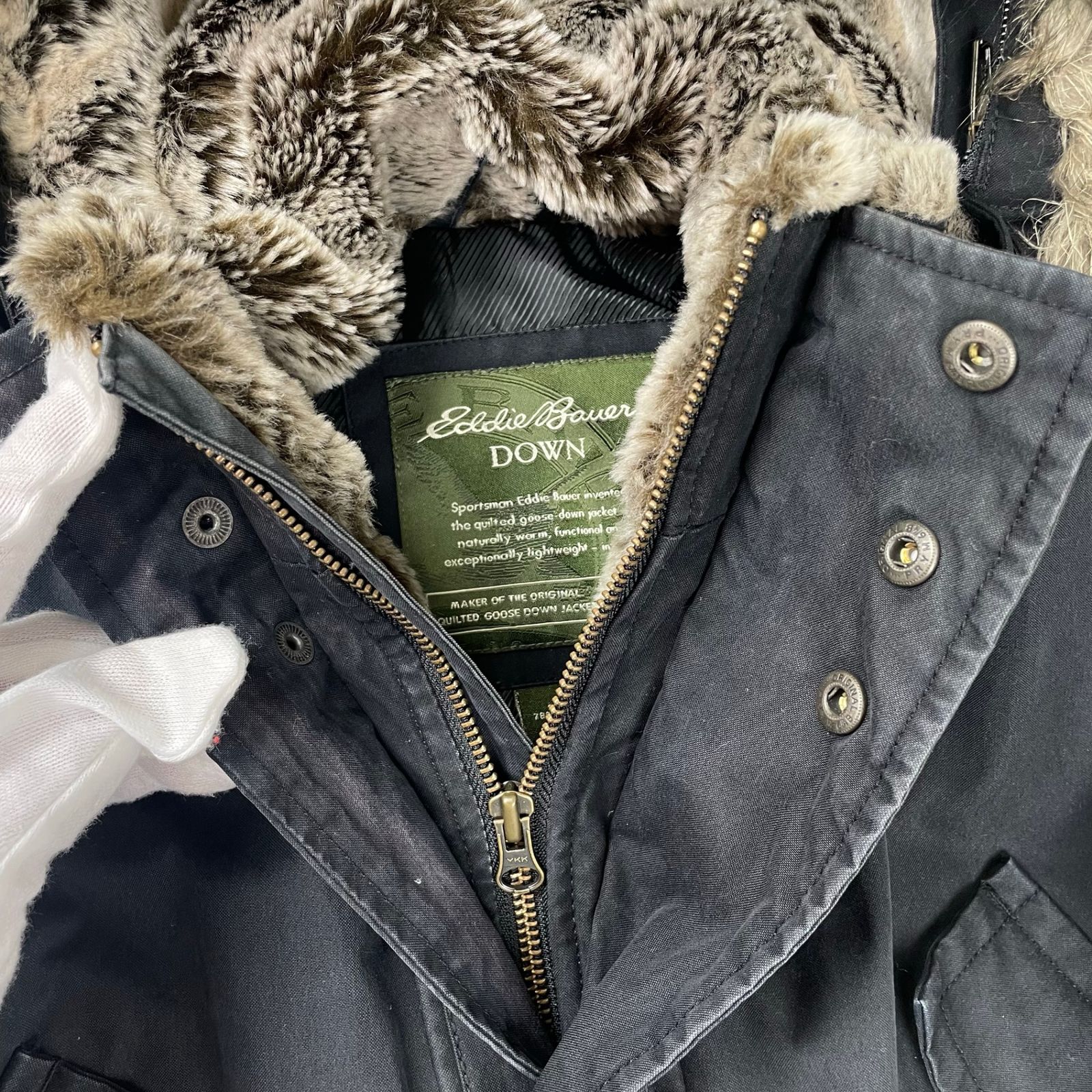 EDDIE BAUER エディーバウアー / QUILTED GOOSE DOWN JACKET グース 