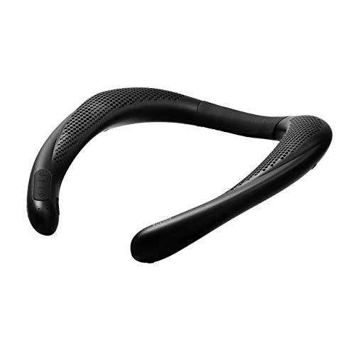 サンワダイレクト ネックスピーカー Bluetooth 防水 軽量 175 g 連続10時間再生 通話対応 microSD再生対応 400-SP 085 6 c 186 ef 2