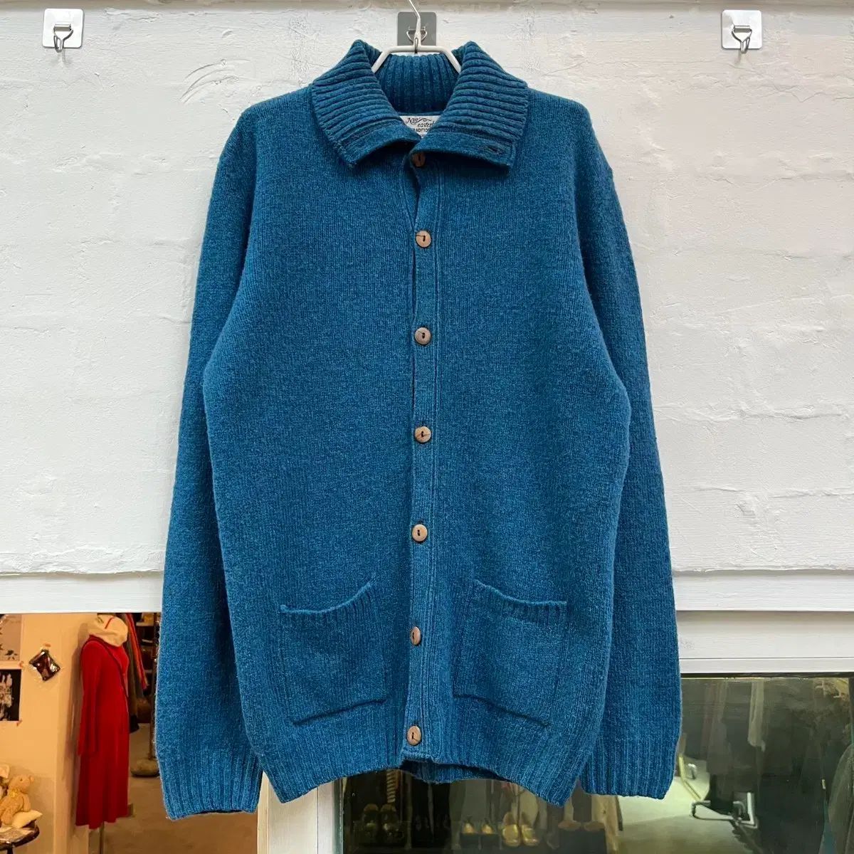 Nor Easterly スコットランド ニット カーディガン 40