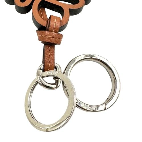 LOEWE ロエベ アナグラム キーリング ブラウン - メルカリ