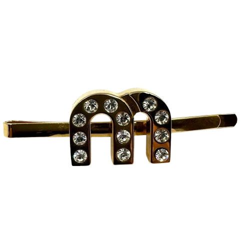 miumiu ミュウミュウ バレッタ ラインストーン M ヘアピン - メルカリ