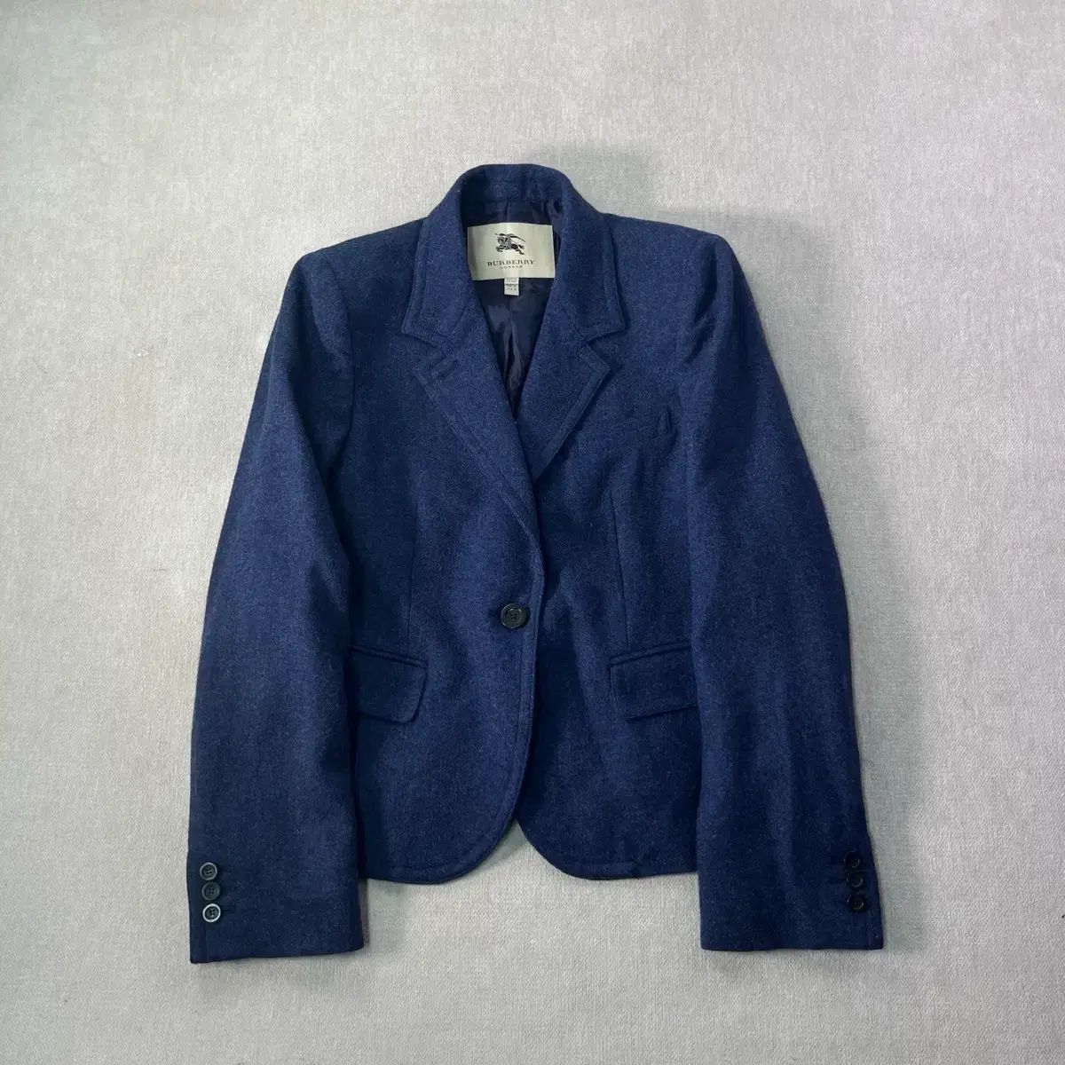 W 100 バーバリー ウール ブレーザー ジャケット