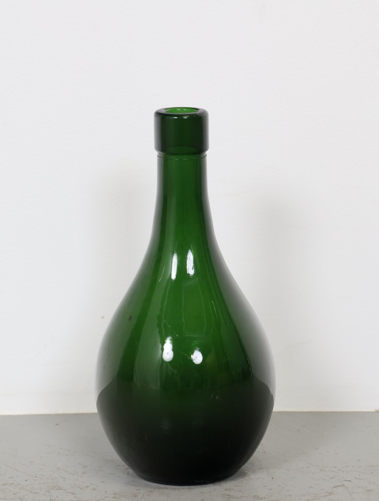 安い，限定セール 1960年代 ヴィンテージ グリーンガラス フラワーヴェース 花瓶 花瓶・花器・フラワーベース