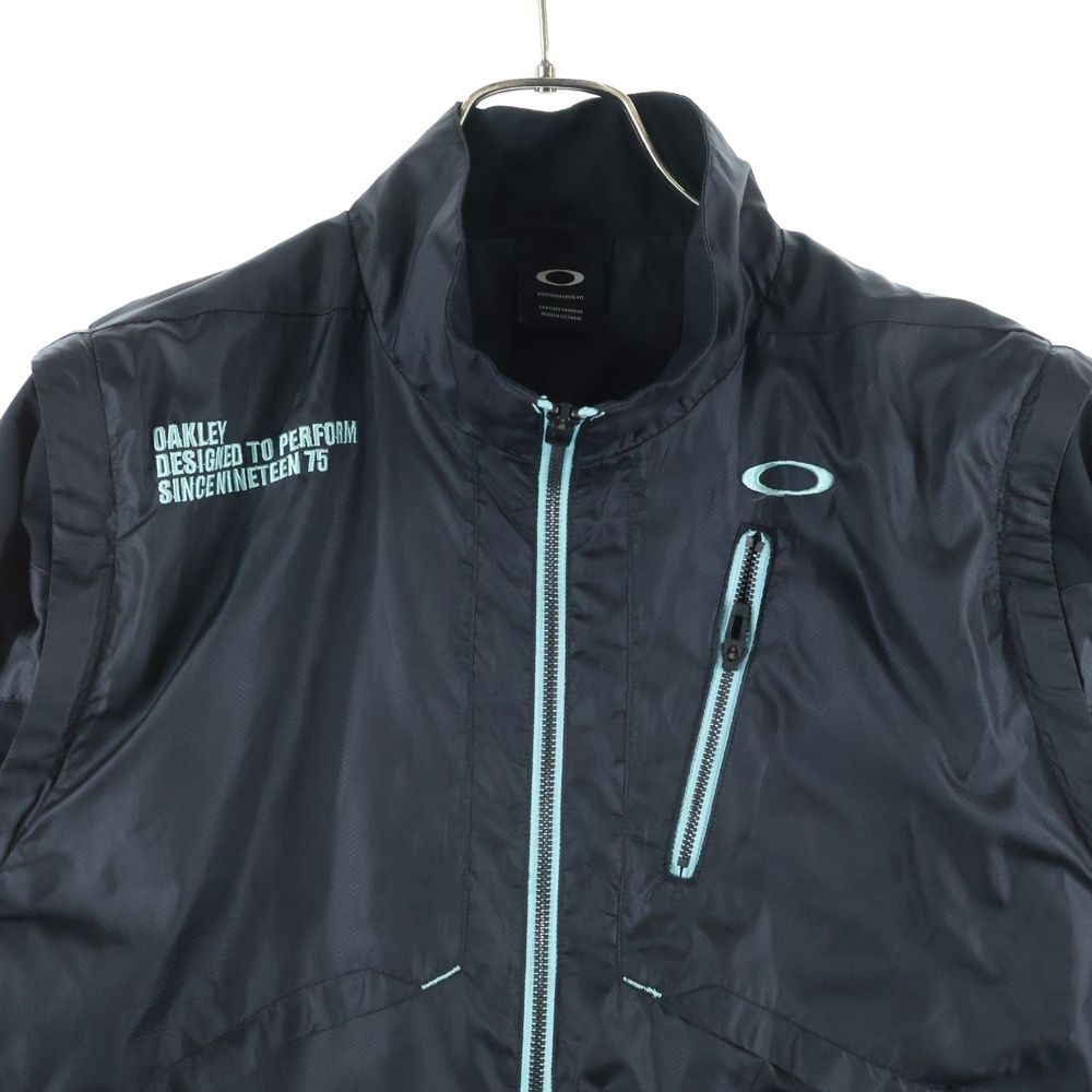 OAKLEY (オークリー) 2wayシェルジャケット ブラック 412746JP - メルカリ