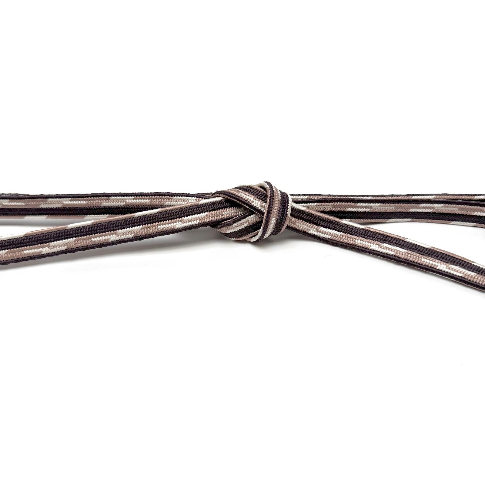 帯締め 渡敬 貝の口 雲柄立分 より房 0259