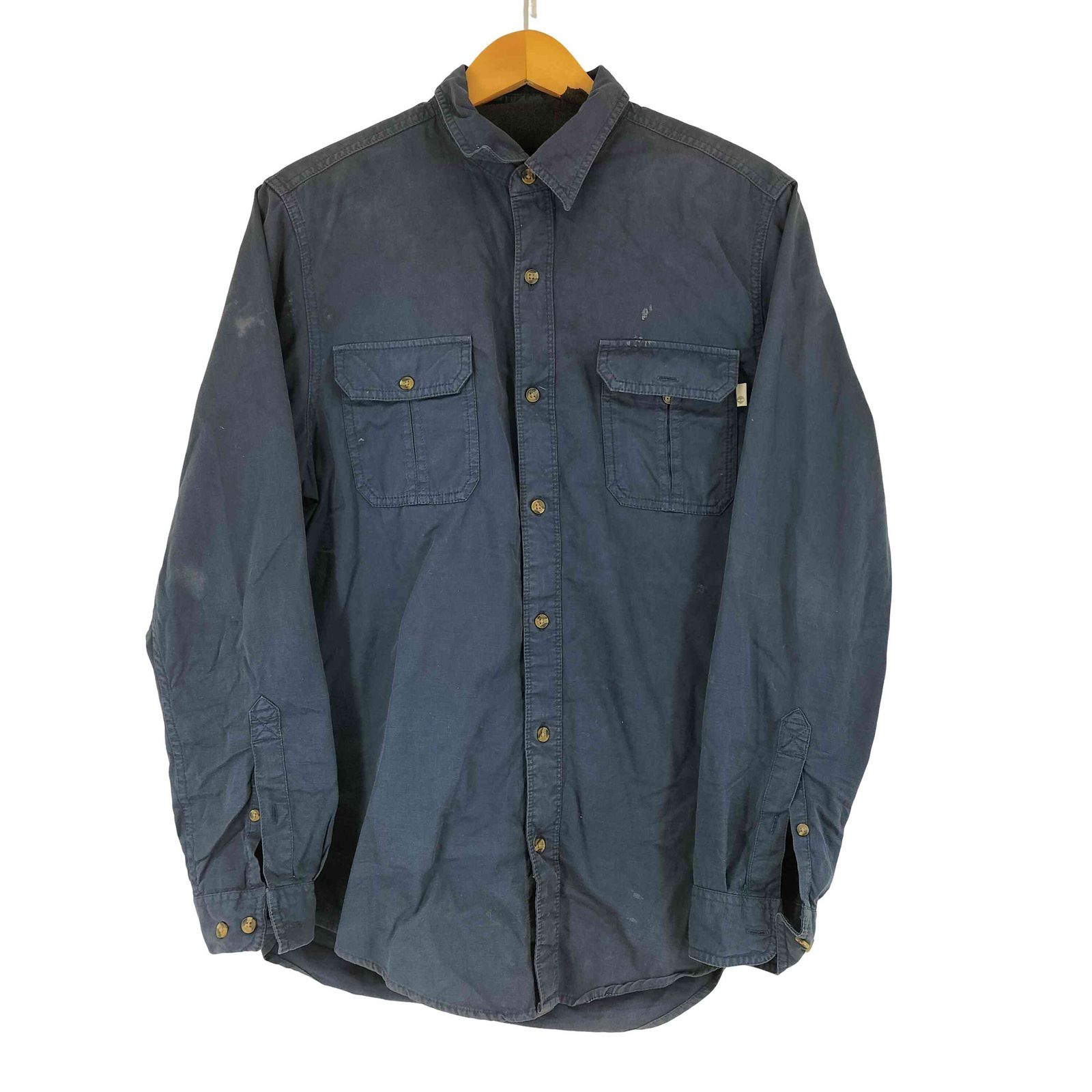 送料無料，新作登場 ティンバーランド Timberland L/S コットンシャツ メンズ import：M 長袖シャツ