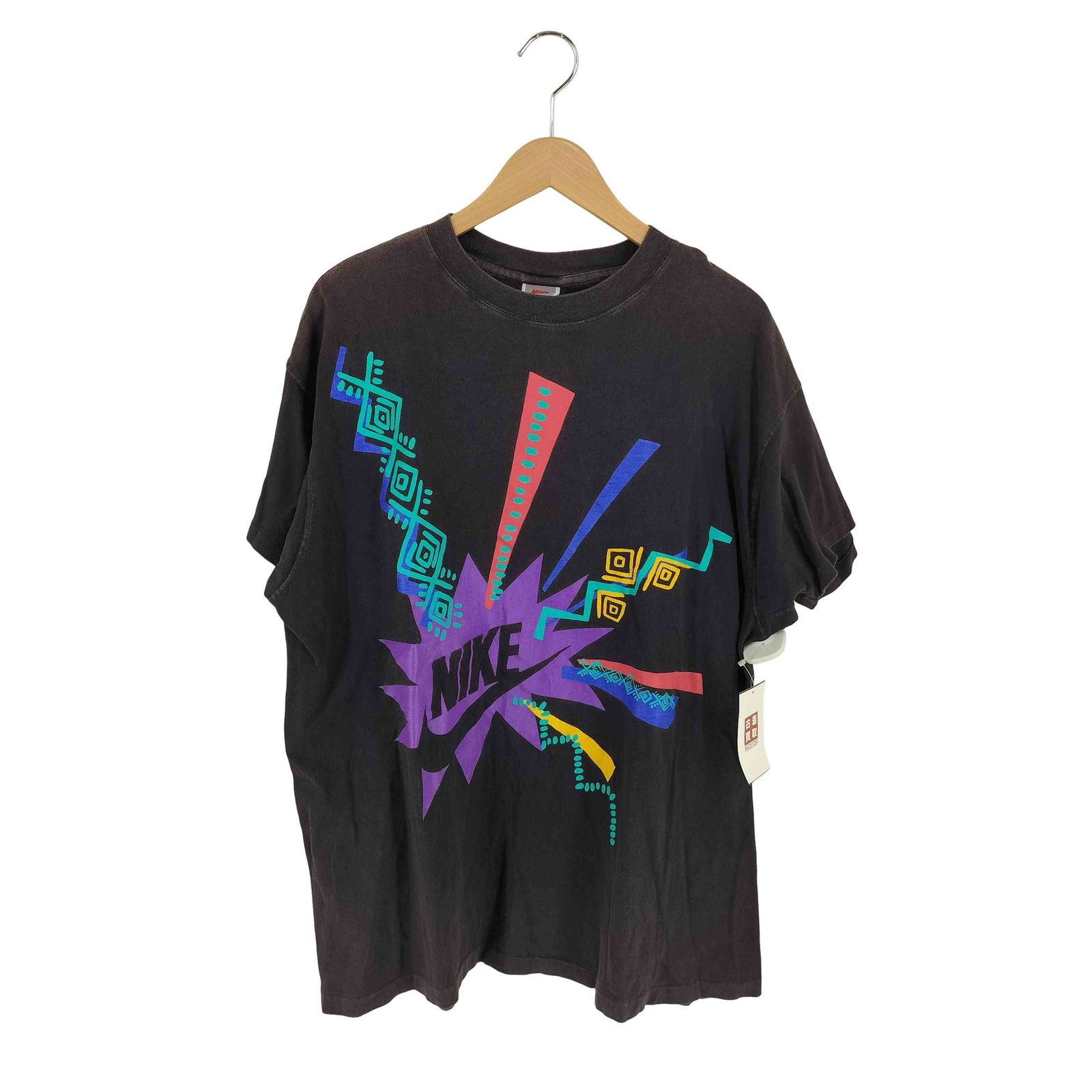 NIKE(ナイキ) 90S USA製 銀タグ プリントtシャツ メンズ import：L 【中古】【ブランド古着バズストア】 ナイキ NIKE 90S USA製 銀タグ プリントtシャツ メンズ import：L