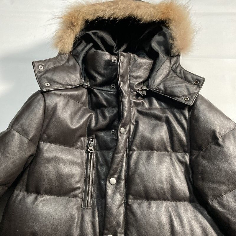 Liugoo Leathers リューグーレザーズラクーンファー馬革 ダウン5L Liugoo Leathers リューグーレザーズラクーンファー馬革 ダウン5L