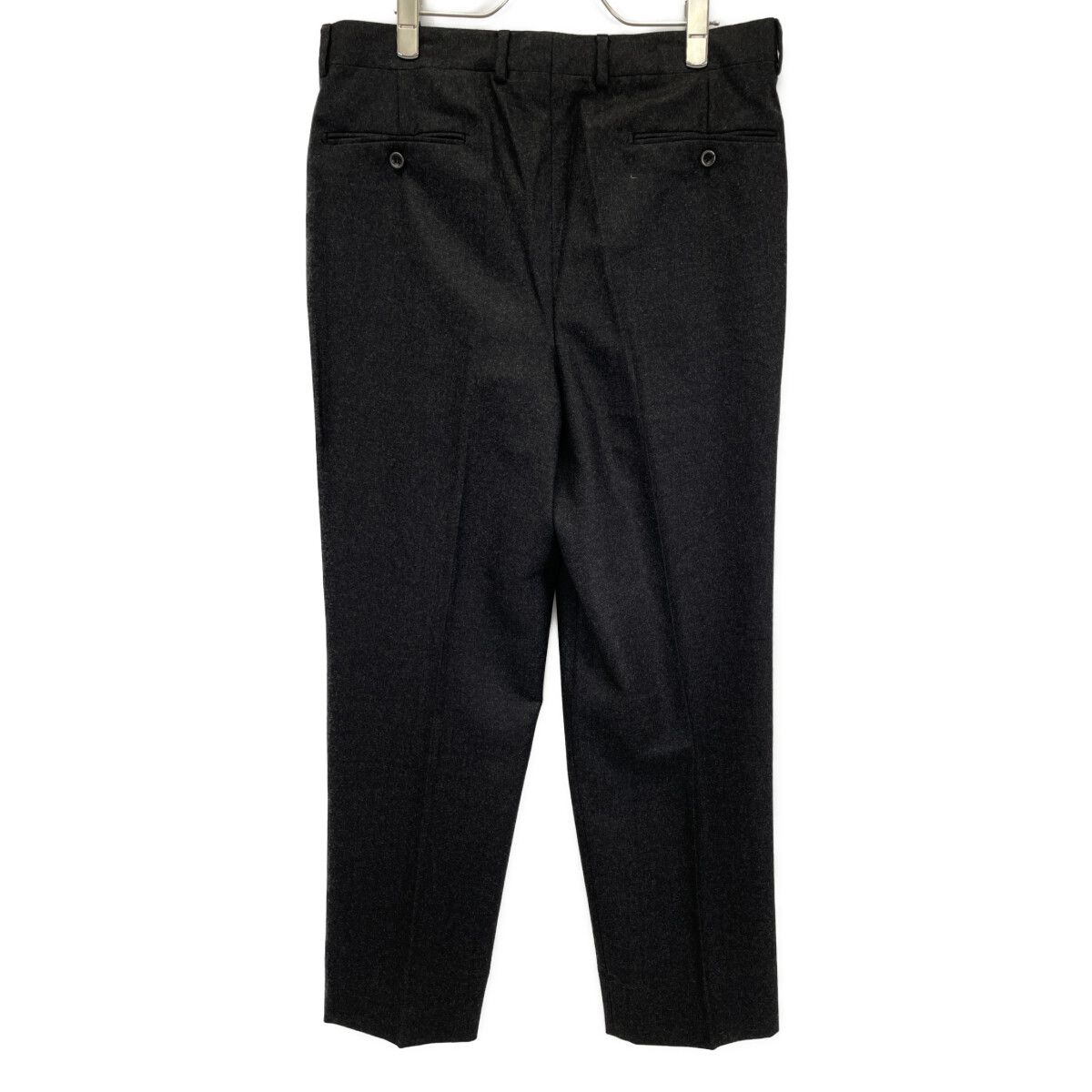 HERMES 安い エルメス 8041 ﾌﾞﾗｯｸ ｳｰﾙ ｽﾗｯｸｽﾊﾟﾝﾂ 48