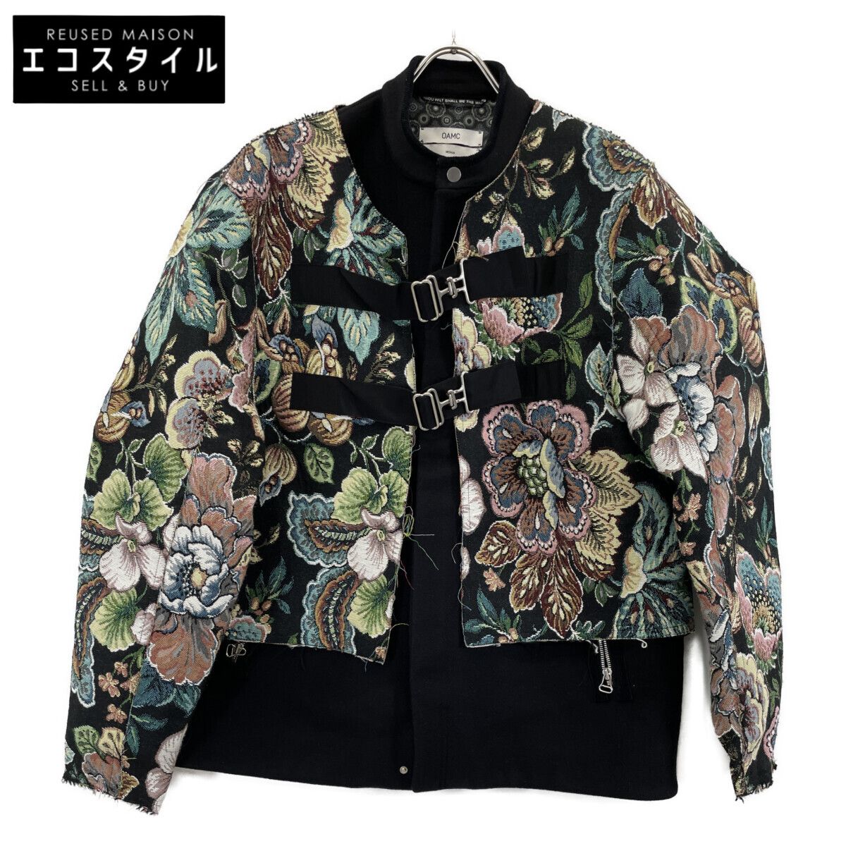 OAMC オーエーエムシー 1024408 ﾌﾗﾜｰ ｼﾞｬｶﾞｰﾄﾞ ﾌﾛﾝﾄﾌｯｸ ﾚｲﾔｰﾄﾞ ﾒﾙﾄﾝ