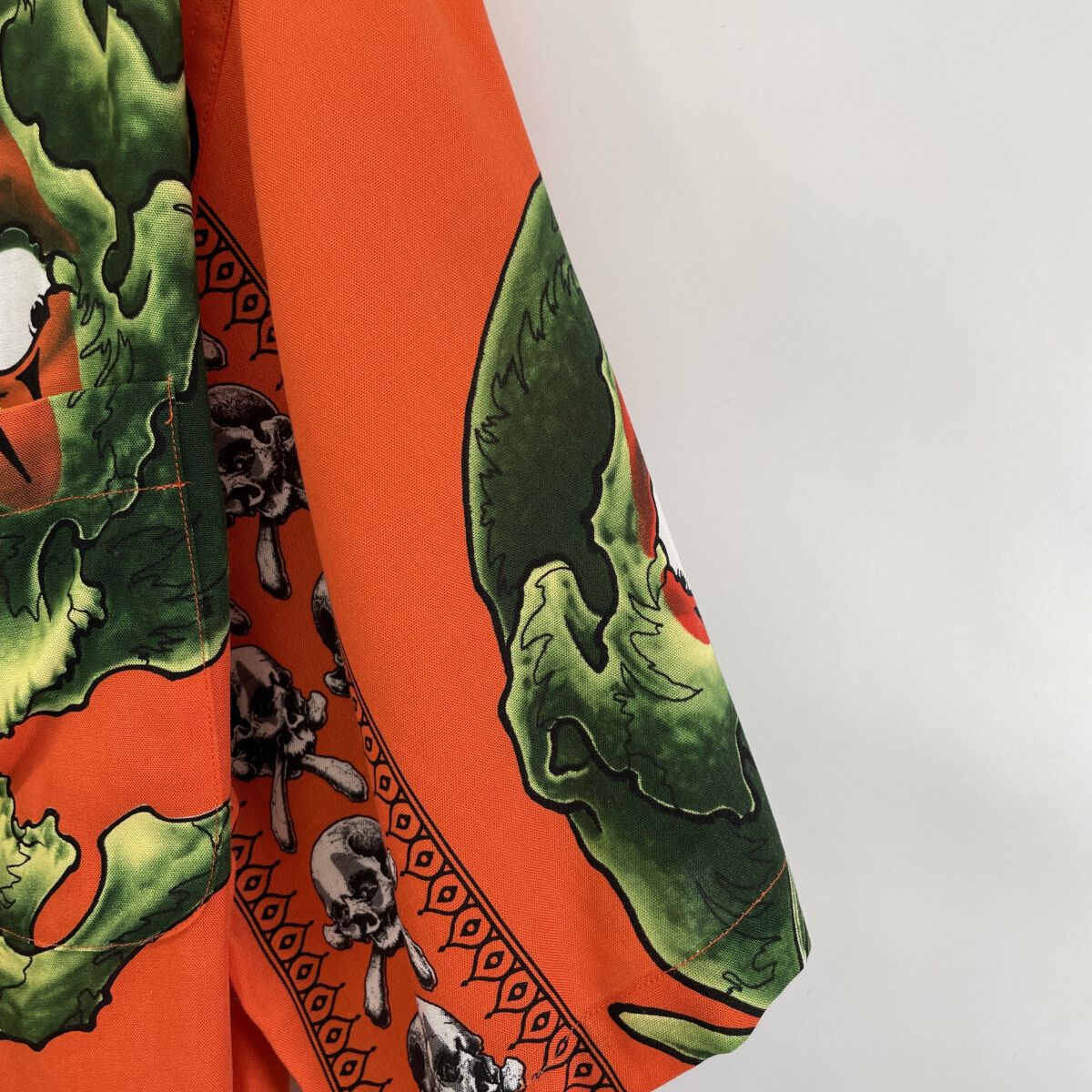 WACKO MARIA ワコマリア ｵﾚﾝｼﾞ 21SS ｽｶﾙ ｱﾛﾊｼｬﾂ/開襟ｼｬﾂ L - メルカリ