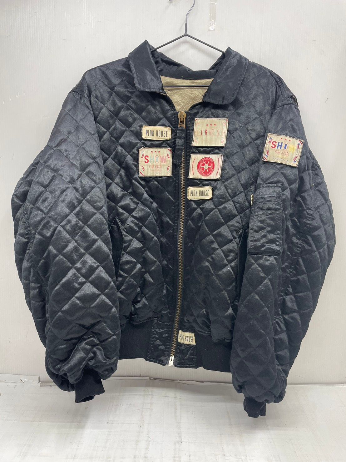 h 10569 PINKHOUSE ピンクハウス キルティングジャケット アウター Lサイズ