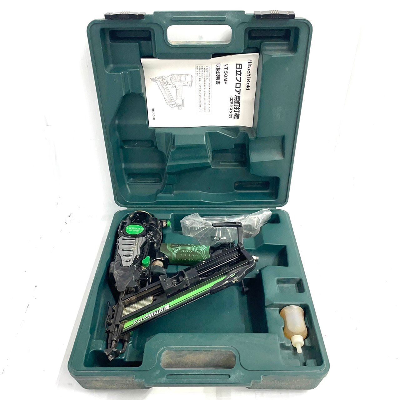 h 10585 日立工機 50 mm 常圧 フロア用釘打機 NT MF ネイラ