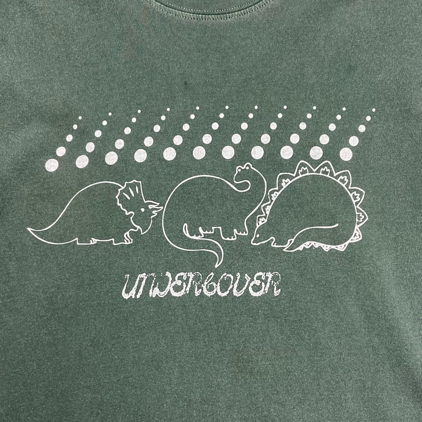 UNDERCOVER アンダーカバー / 02AW ダイナソーTEE 魔女期 グリーン