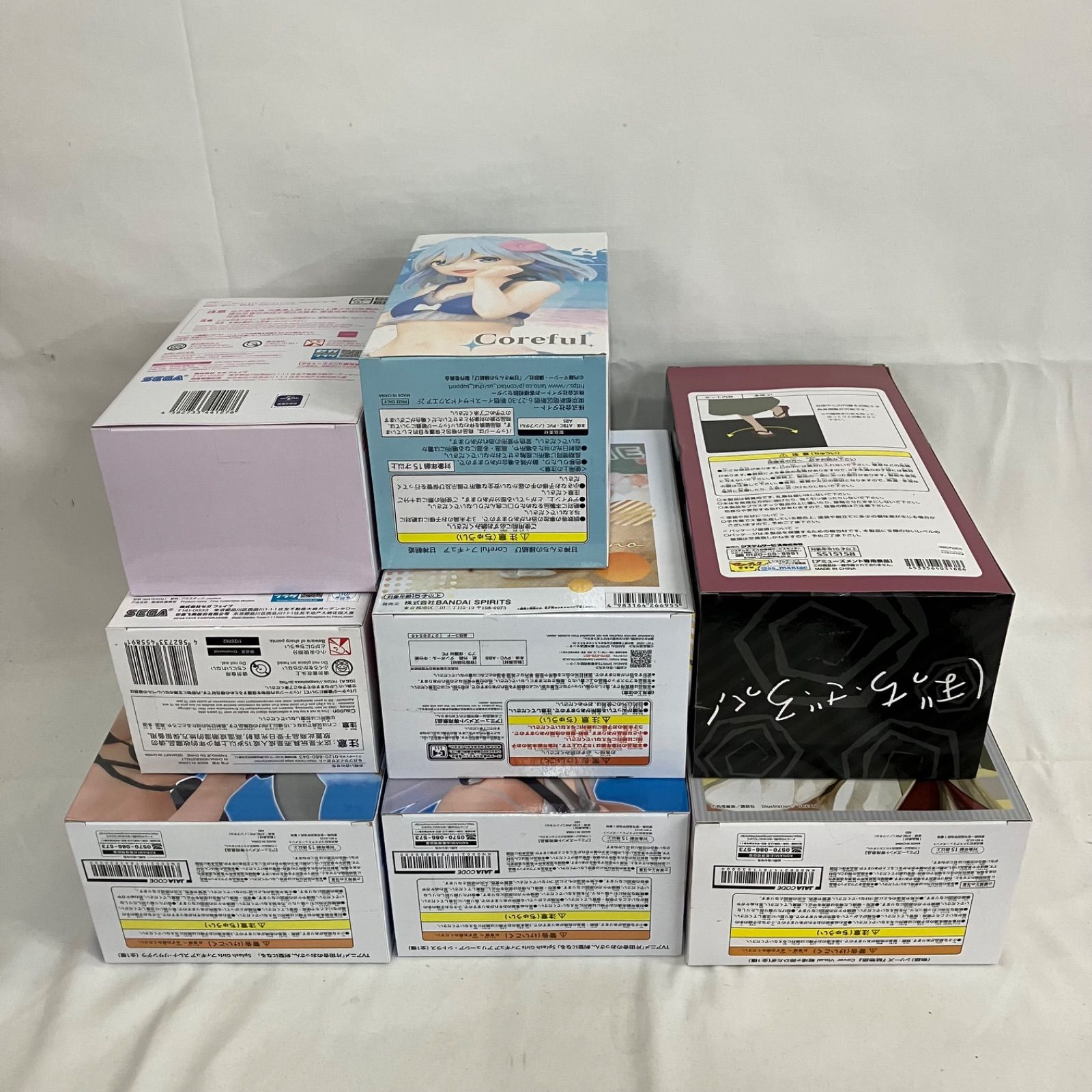 未開封 美少女 Coreful ちょこのせ 他 フィギュア まとめ売り 8個