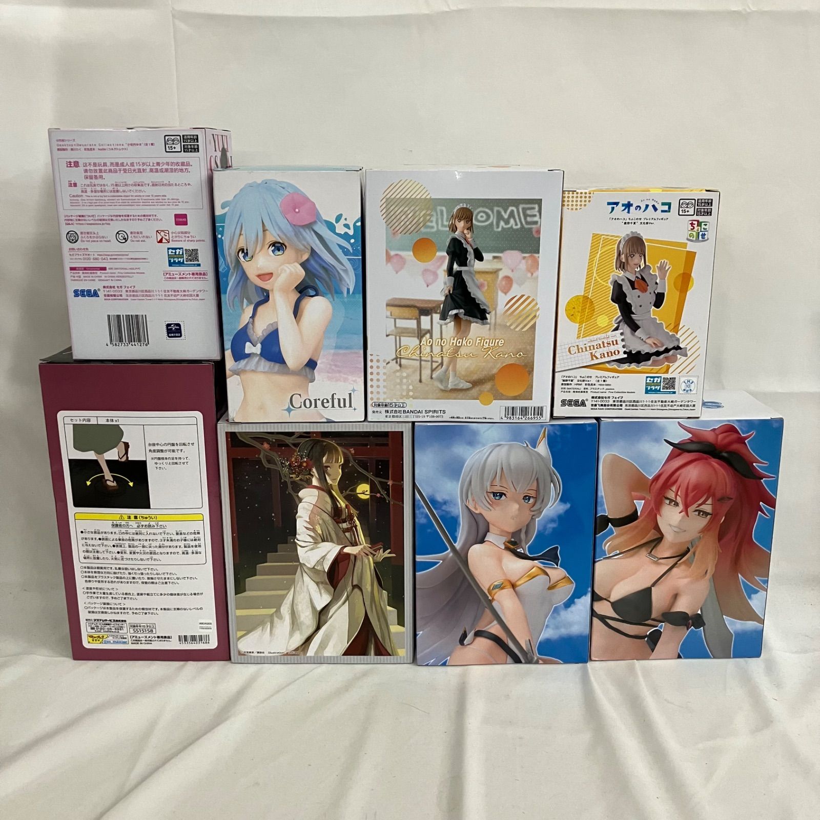 未開封 美少女 Coreful ちょこのせ 他 フィギュア まとめ売り 8個