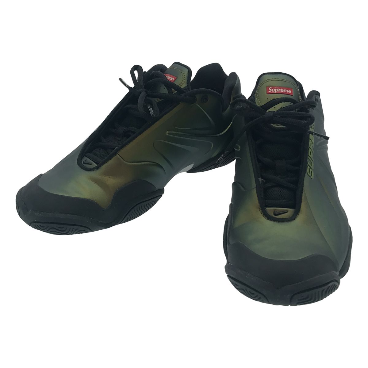 Supreme×NIKE シュプリーム ナイキ AIR ZOOM COURTPOSITE SP METALLIC 
