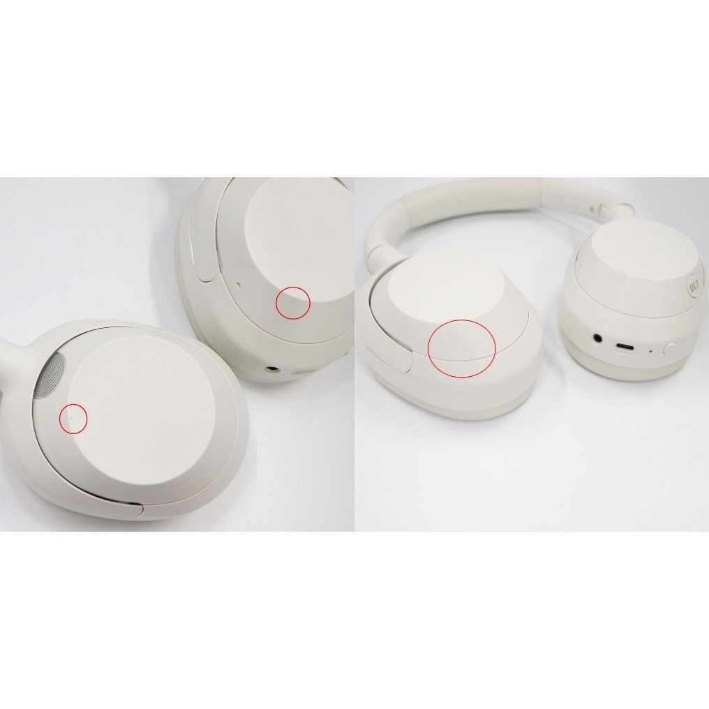 【中古品】SONY ULT WEAR ホワイト 外箱+付属品完備 中古 ソニー ULT WEAR ワイヤレスノイズキャンセリングステレオヘッド