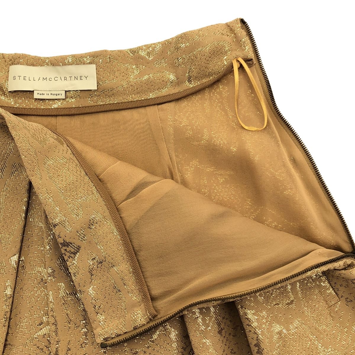 STELLA McCARTNEY ステラ マッカートニー ラメジャガードスカート 415