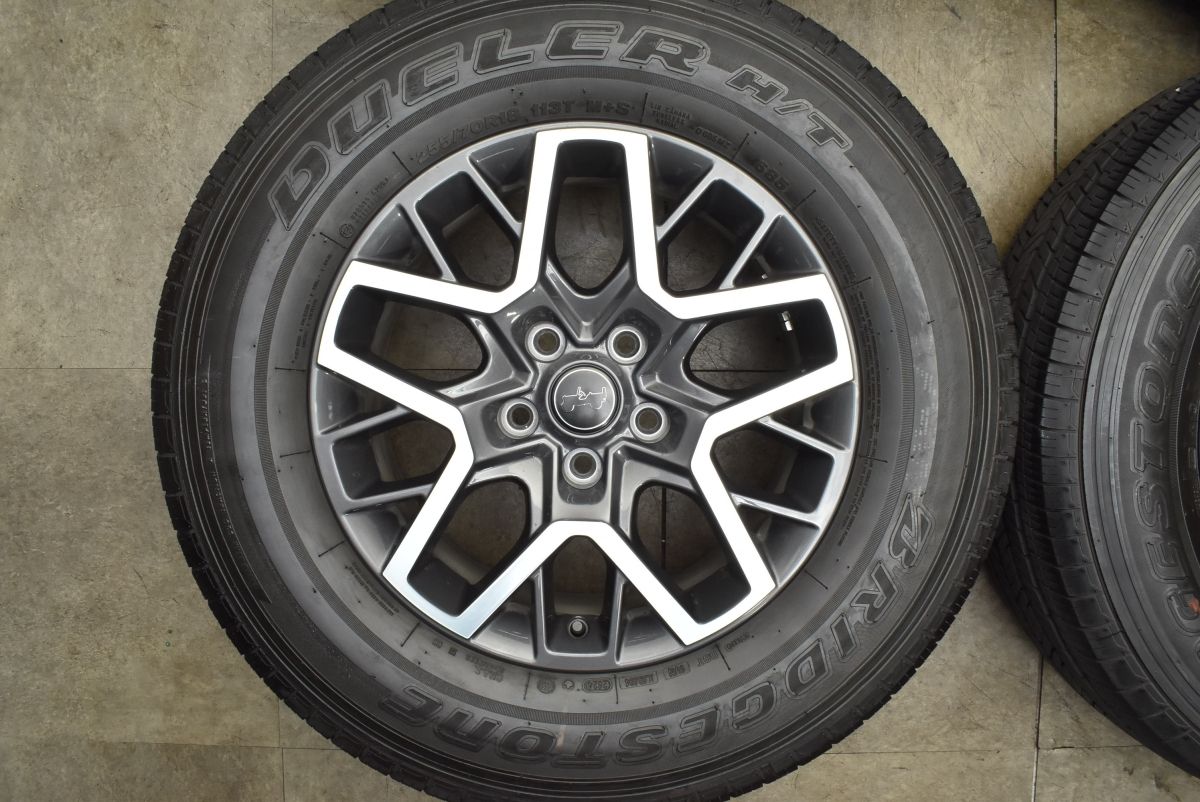 美品】ジープ JL ラングラー アンリミテッドサハラ 純正 18in 7.5J +