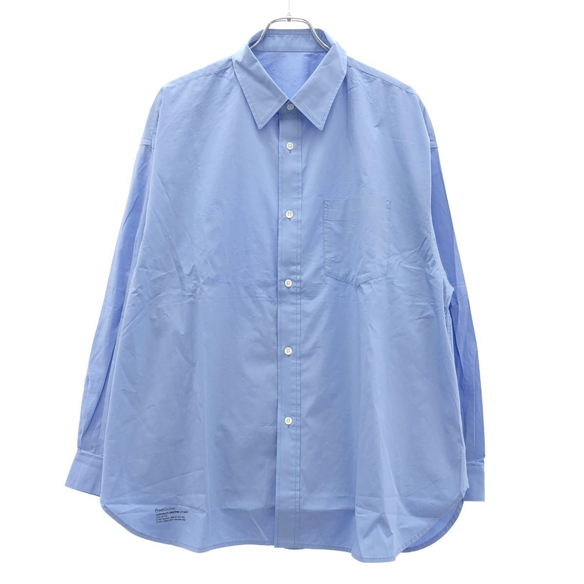 FreshService フレッシュサービス UNIFORM L|S SHIRT シャツ FSC-254-50021 B ブルー M