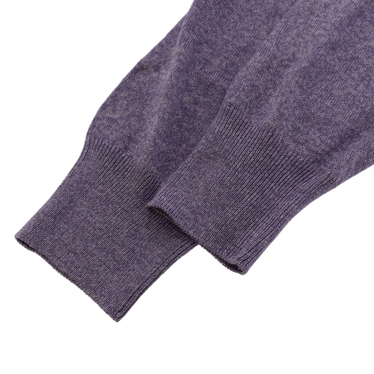 Loro Piana ロロピアーナ Vネックシルクニットセーター パープル 48