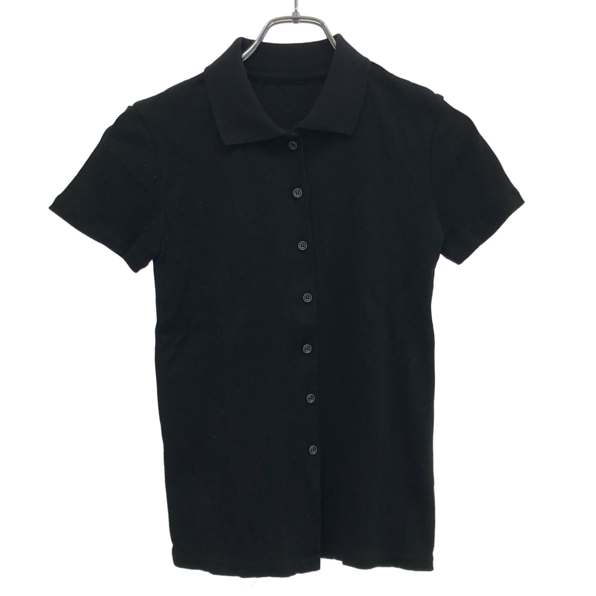 THE SHISHIKUI シシクイ リブポロシャツ ブラック F - メルカリ