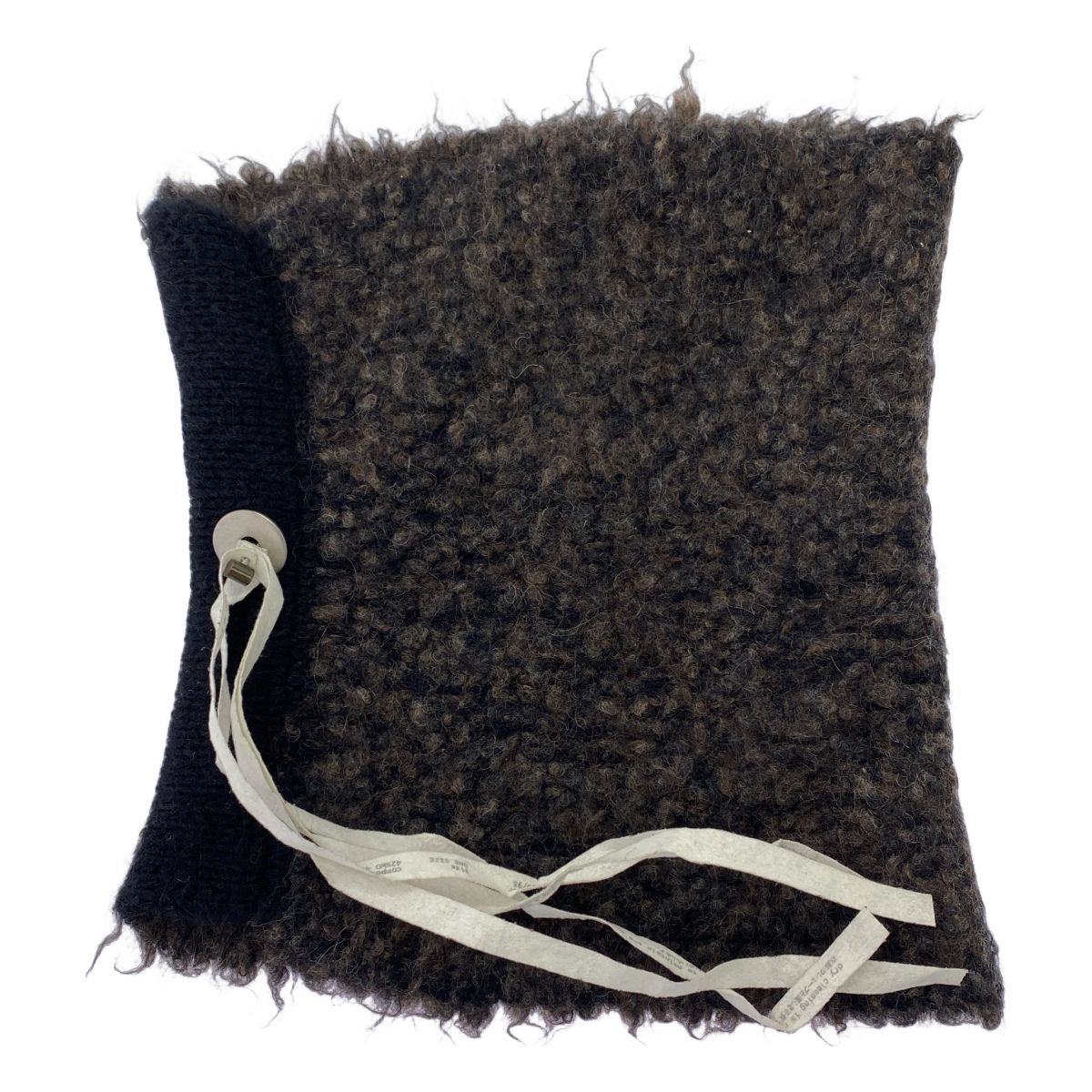 LABEL UNDER CONSTRUCTION レーベルアンダーコンストラクション ニットネックウォーマー ブラウン