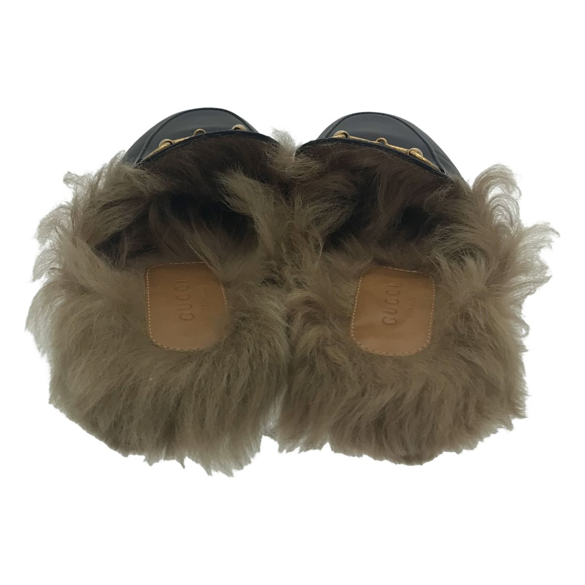 GUCCI グッチ プリンスタウン ホースビットレザーローファー ブラック