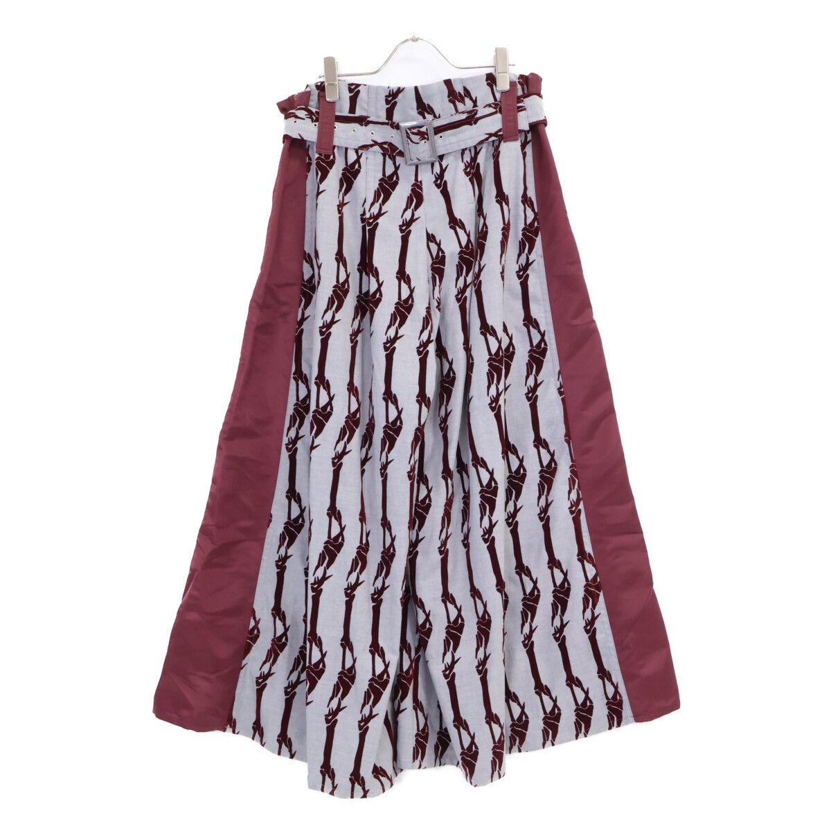 SHIROMA シロマ S-DS-P 01 A 異素材切替 ワイドフ パンツ F