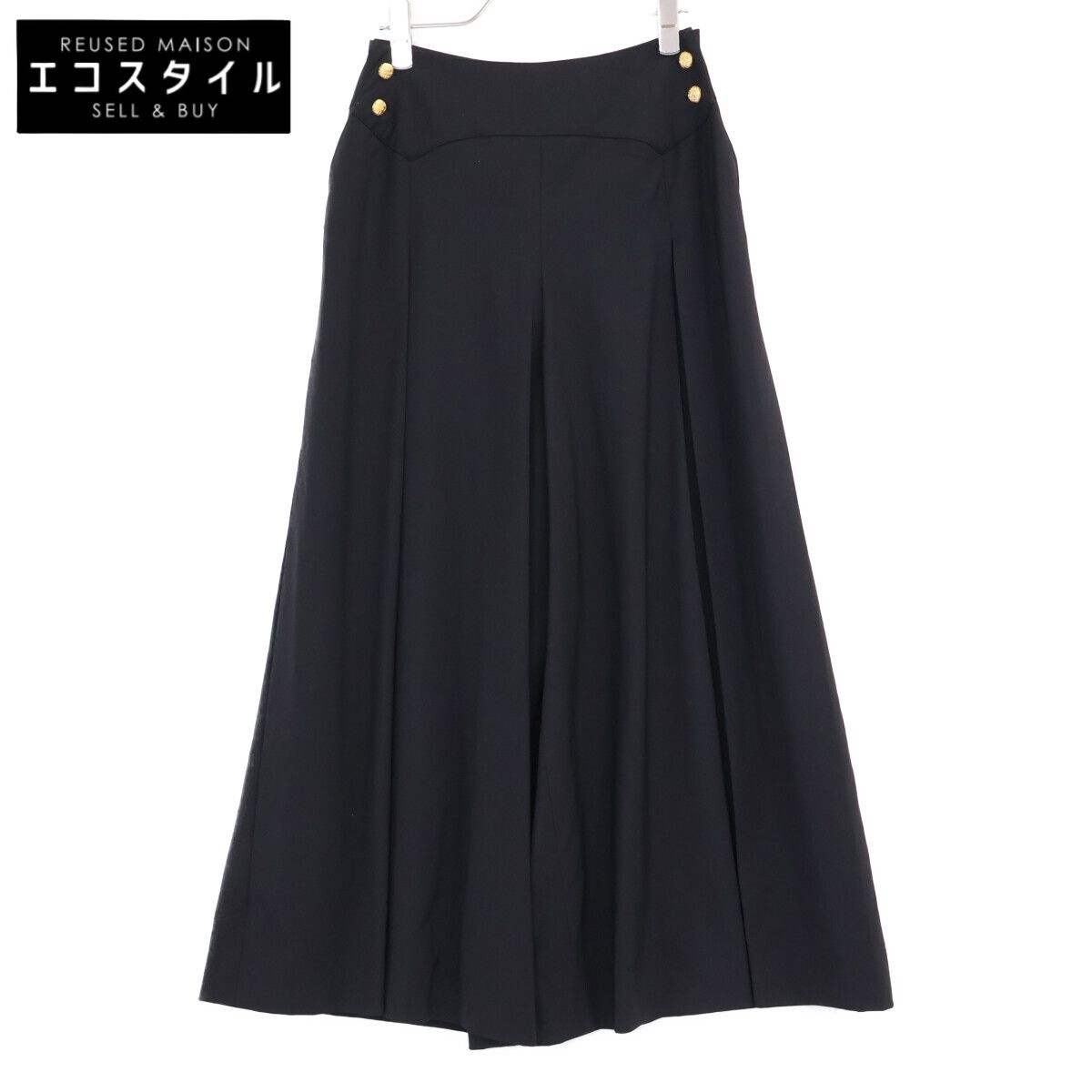 CHANEL シャネル ココマーク ワイドフ パンツ|