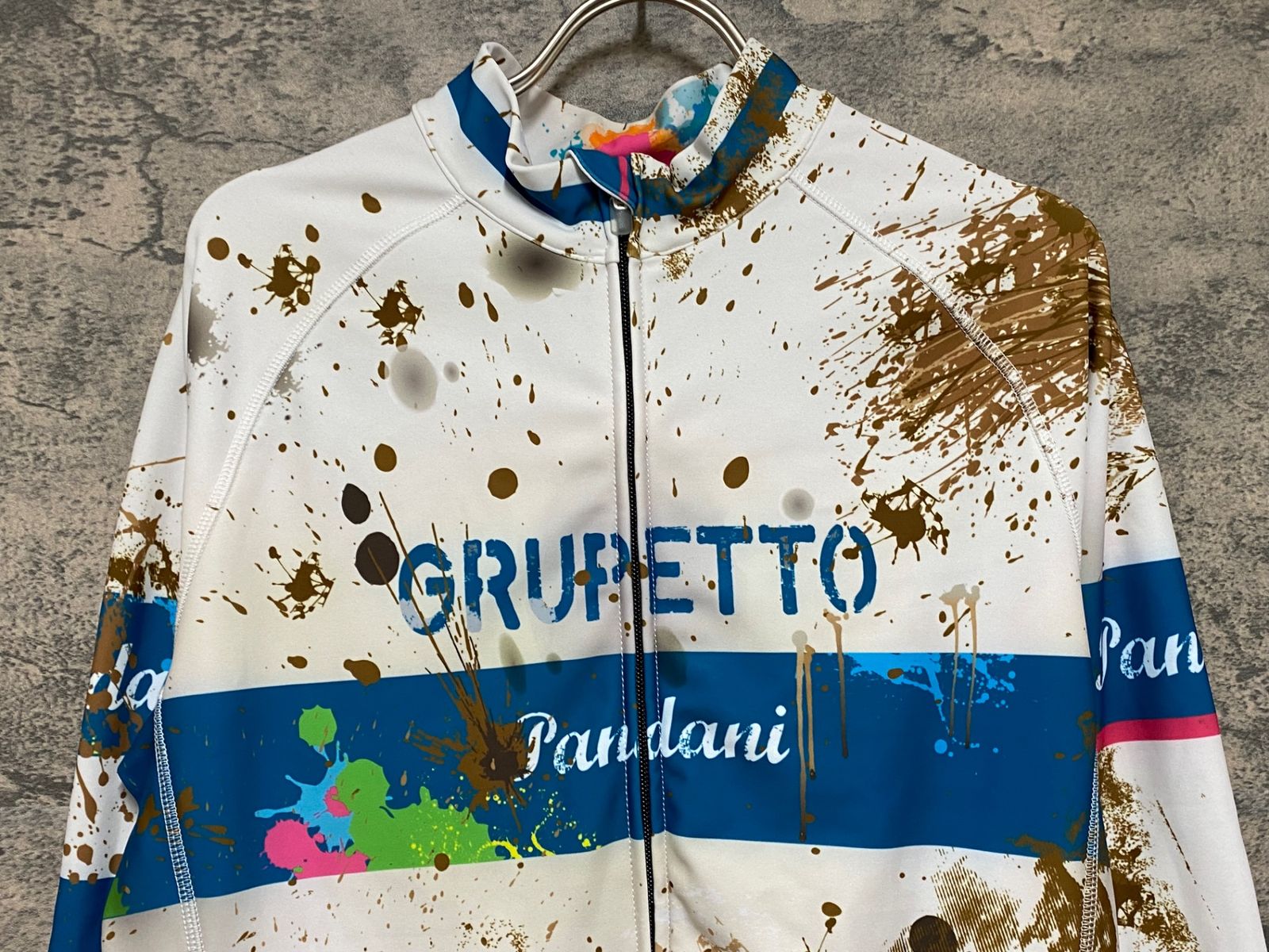 JR211 パンダーニ pandani 長袖サイクルジャージ 白茶 M 裏起毛 - メルカリ