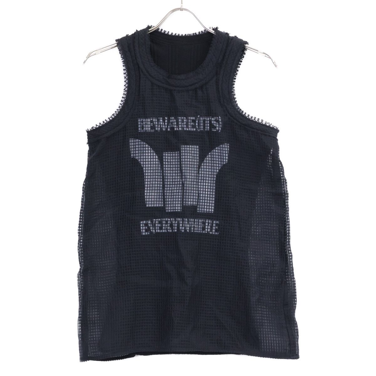 sacai サカイ 18-03853 メッシュレイヤード ノースリーブ カットソー 2