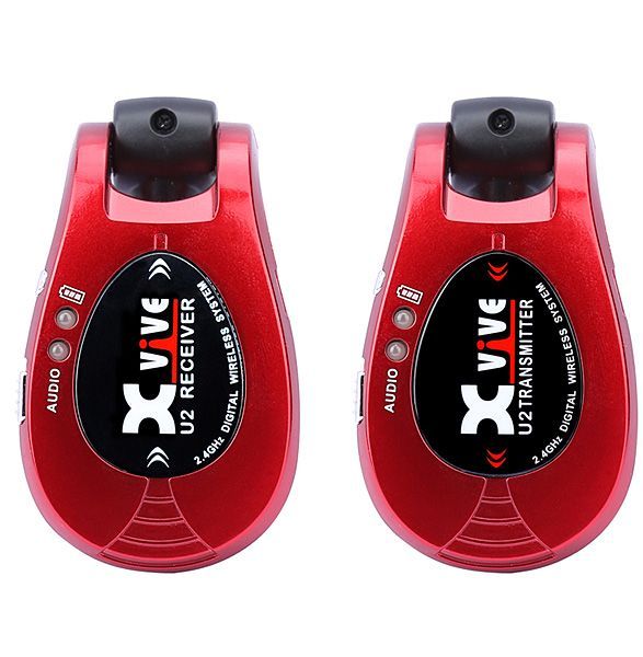 Xvive エックスバイブ XV U 2 R レッド Digital Wireless デジタルワイヤレス システム