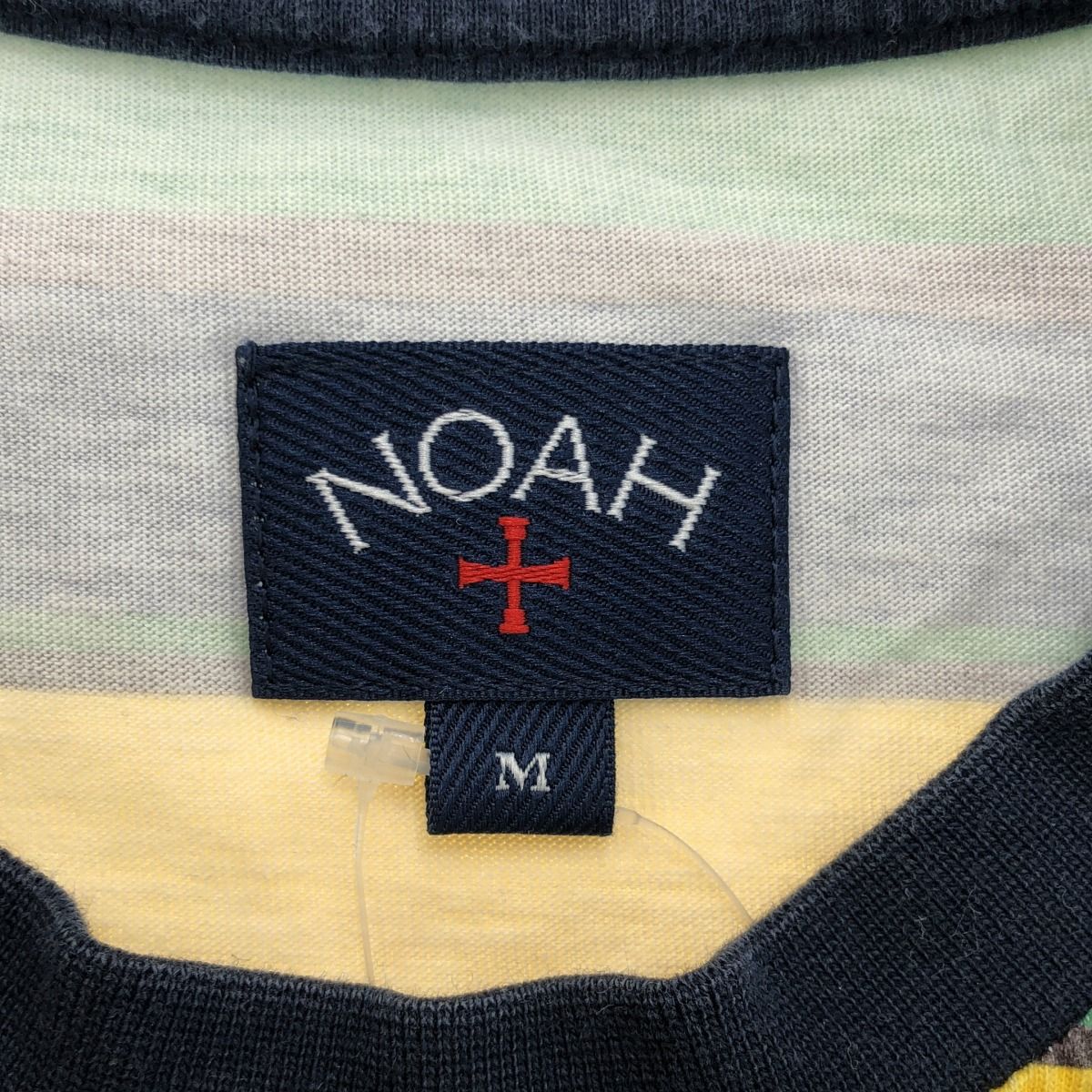 NOAH ノア 19SS マルチボーダーフラワーTシャツ 19-071-122-0008 