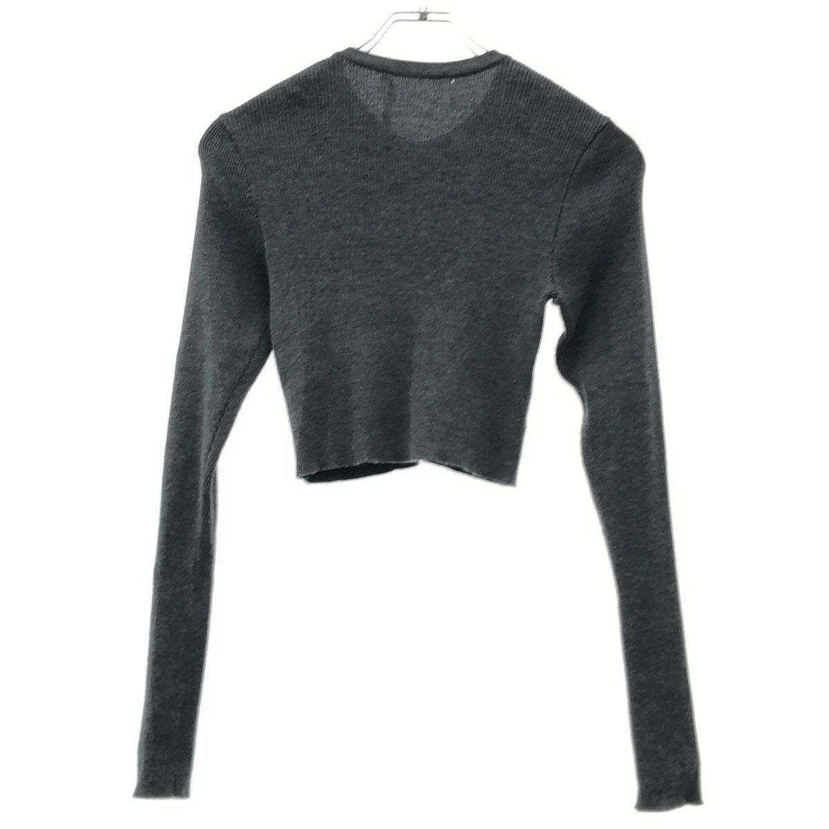 AURALEE オーラリー 24AW RIB KNIT SHORT CARDIGAN リブニットショート
