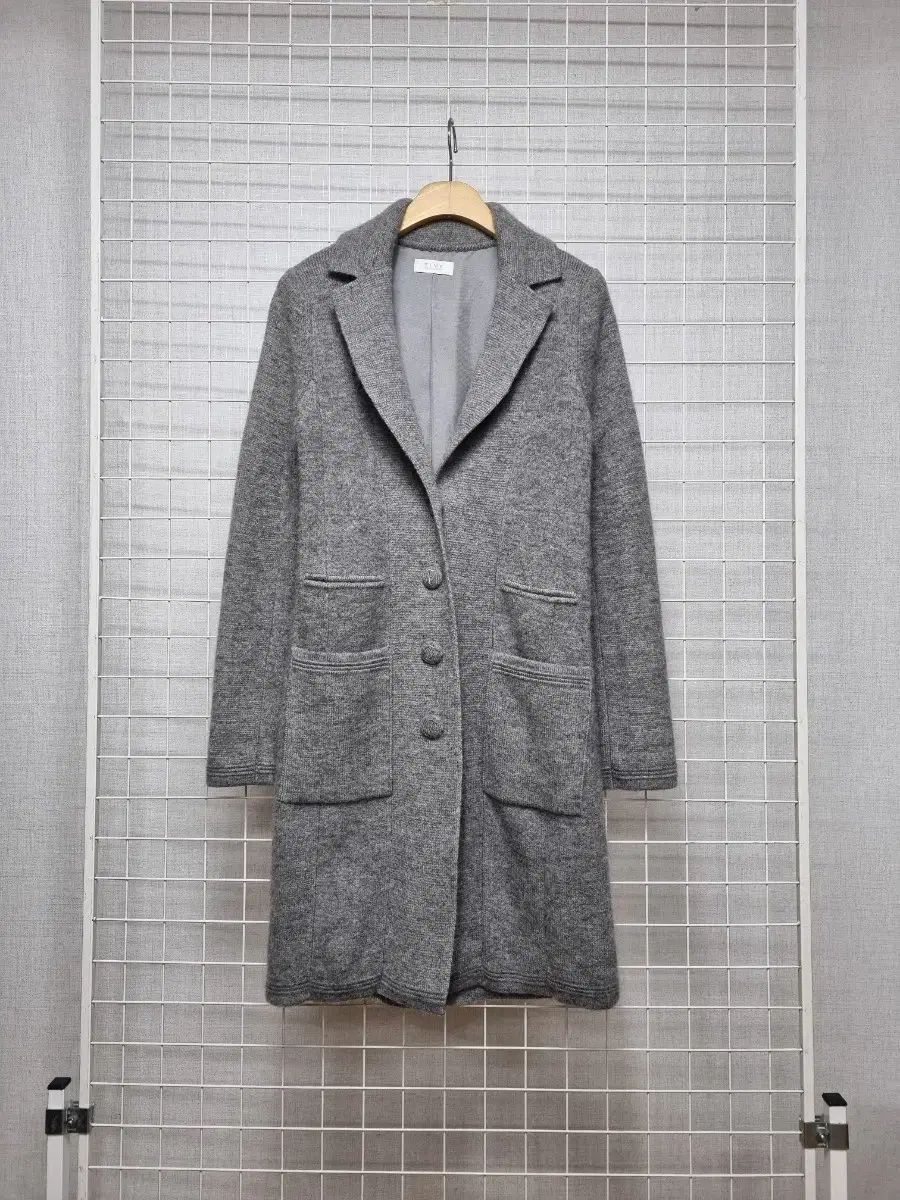 ハンサム TIME ウール アルパカ ニットジャケット ニットカーディガン