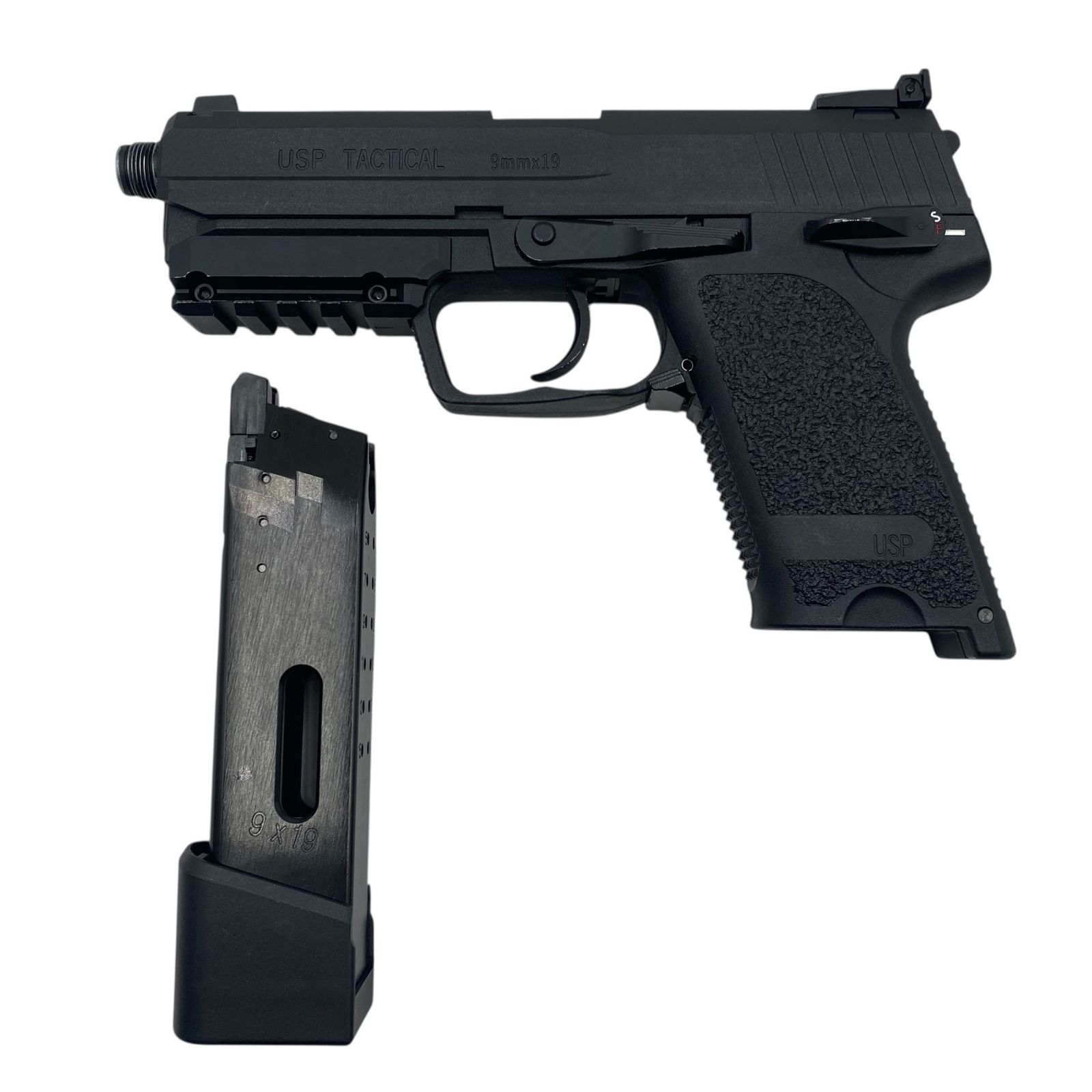 USP タクティカル エアソフトガン 本体のみ 動作良好 外装に塗装剥げあり