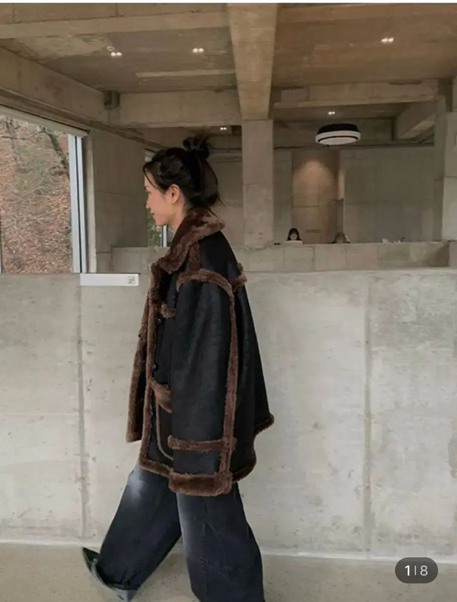 ブレムトー リバーシブル ムートン ジャケット ファージャケット ムートンコート ファーコート